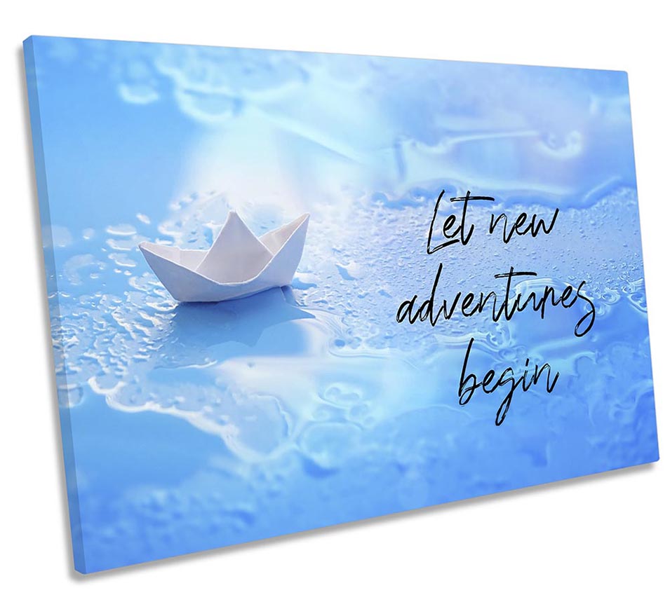 New Adventures Sail Boat Blue