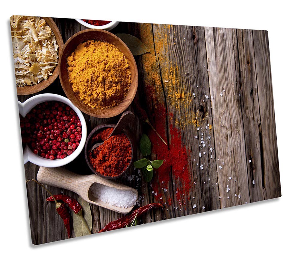 Spices Herbs Kitchen Multi-Coloured