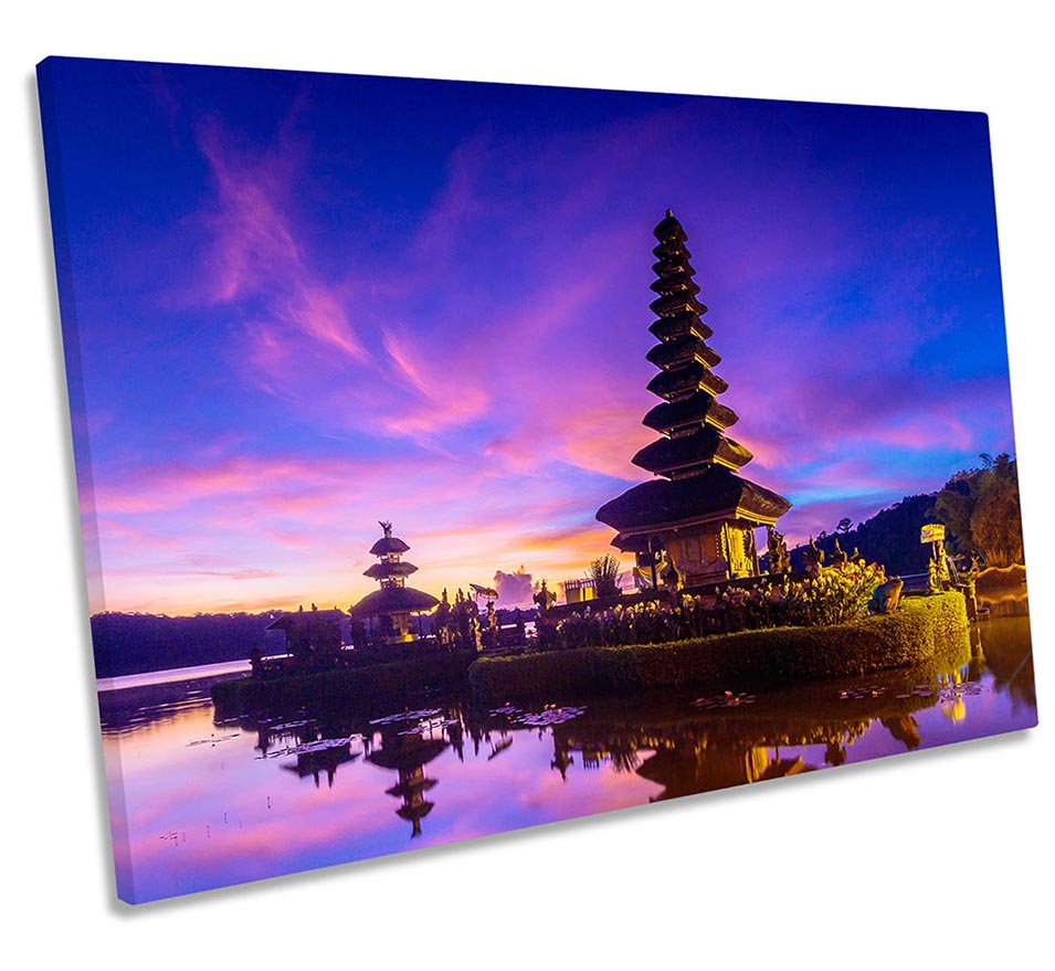 Ulun Danu Temple Bali Purple