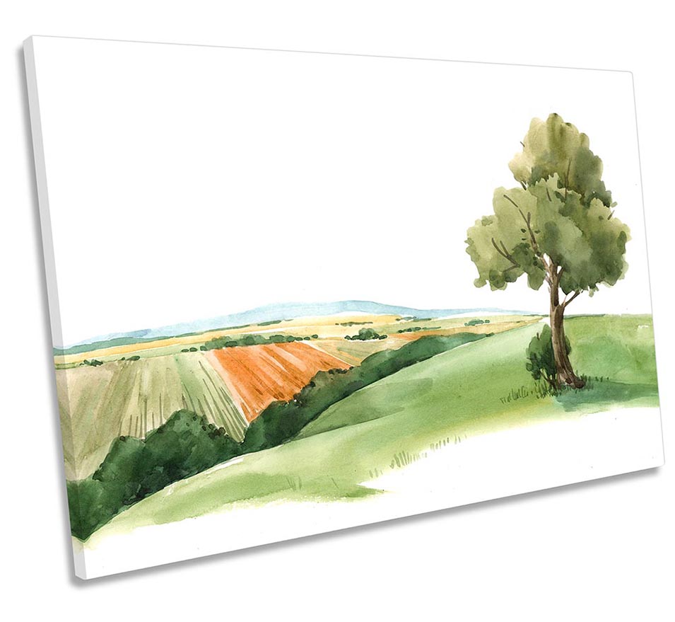 Landscape Countryside White