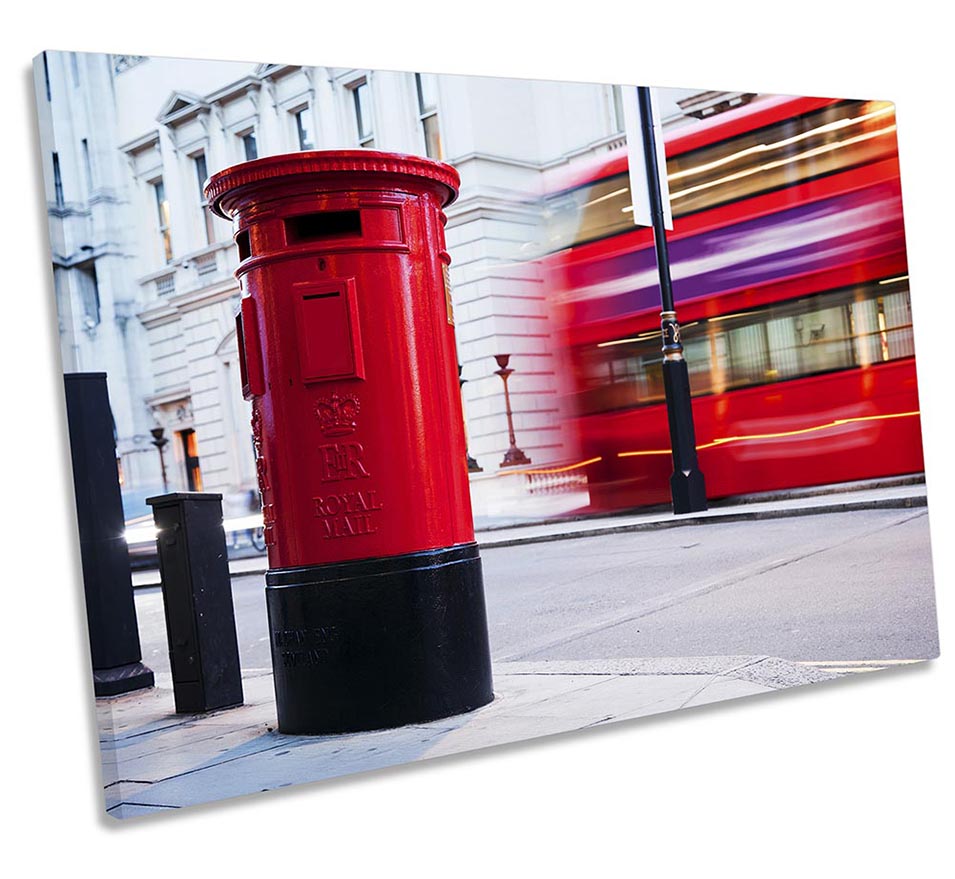 London Bus Letterbox Iconic Red