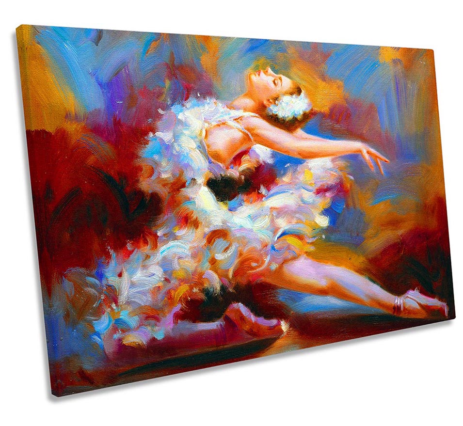 Ballerina Dancer Modern Multi-Coloured