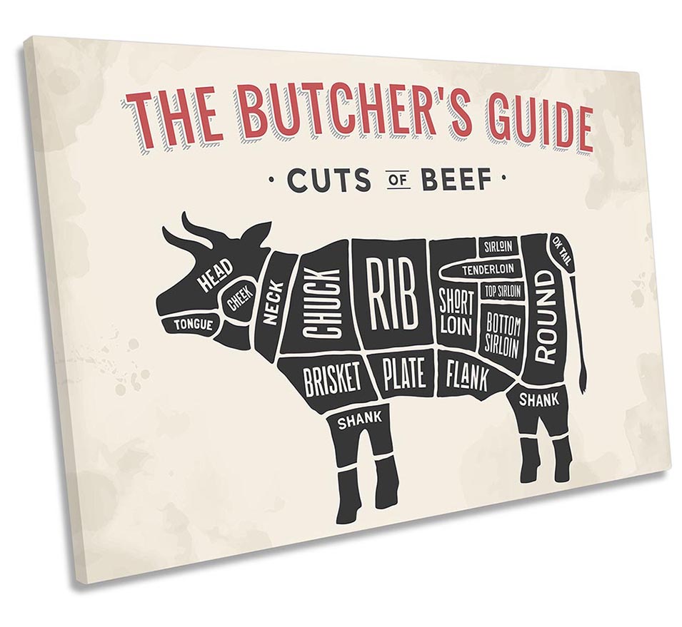 The Butcher's Cuts Guide Beef Beige
