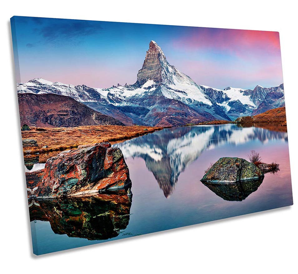 Matterhorn Mountain Lake Multi-Coloured
