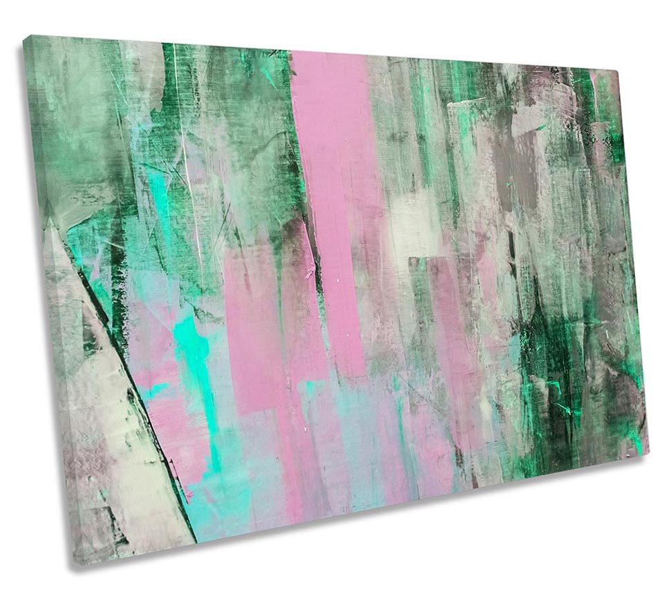 Abstract Grunge Pink Green