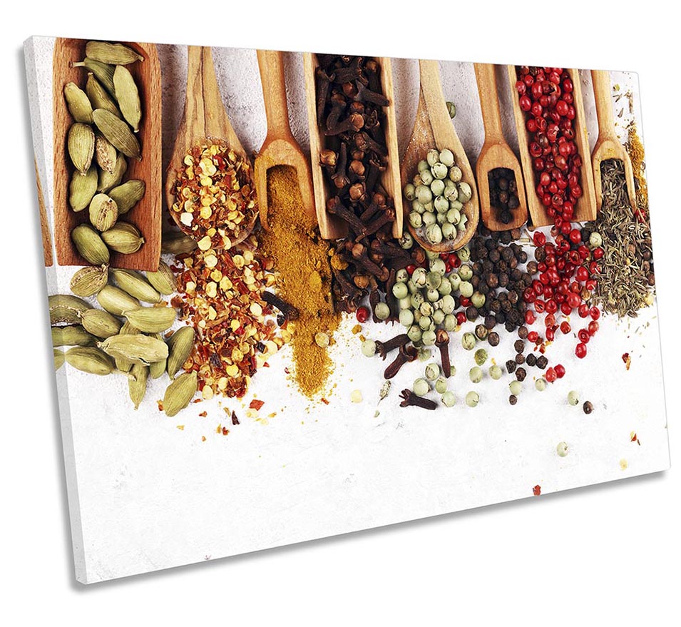 Spices Herbs Salts Kitchen Multi-Coloured