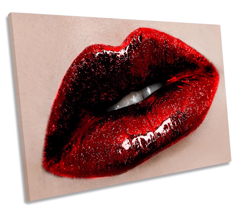 Glossy Lips Lipstick Fashion Red