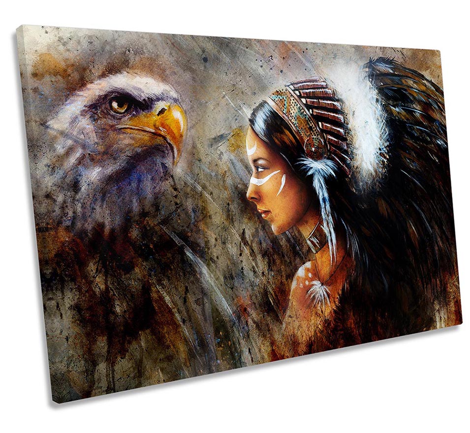 Eagle Hawk Tribal Headdress Brown