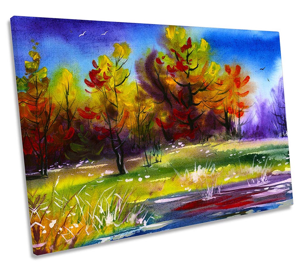 Autumn Landscape Repro Multi-Coloured