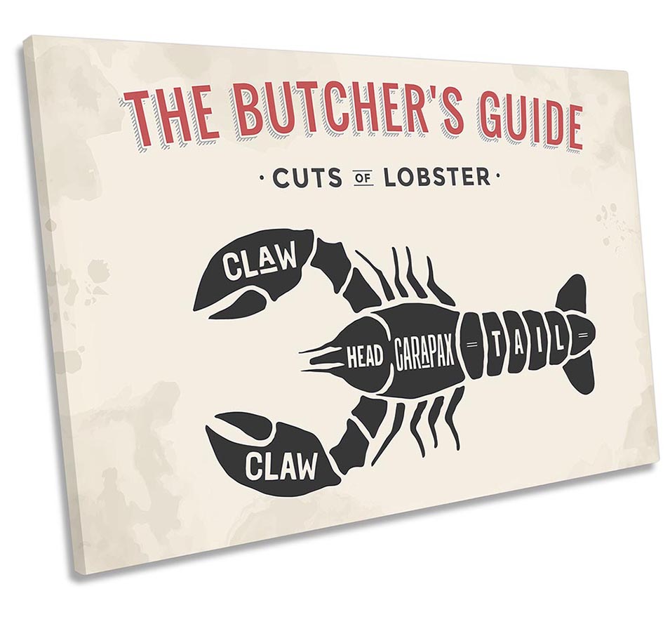 The Butcher's Cuts Guide Lobster Beige