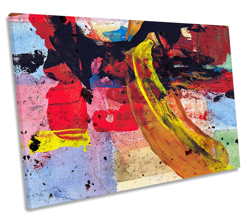 Modern Abstract Grunge Design Multi-Coloured