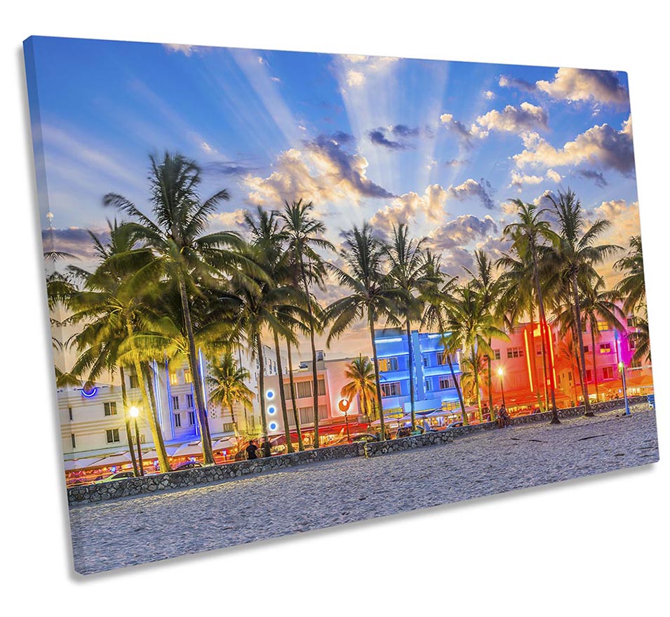 Miami Beach Florida Multi-Coloured