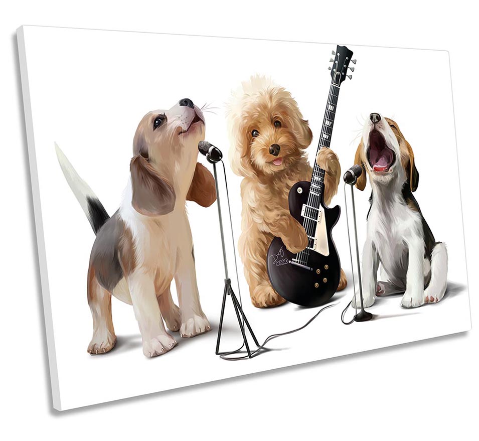 Puppy Dogs Music Band White