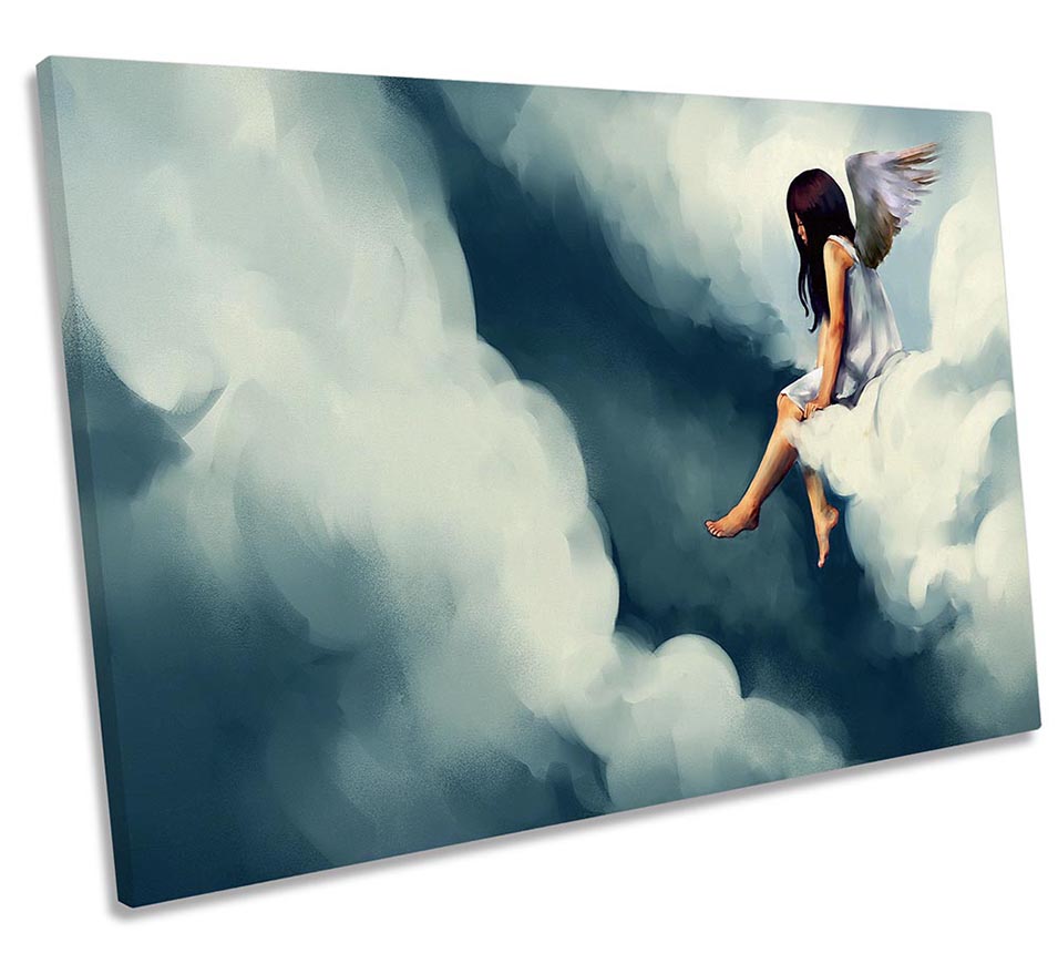 Angel Wings Cloud Heaven Blue