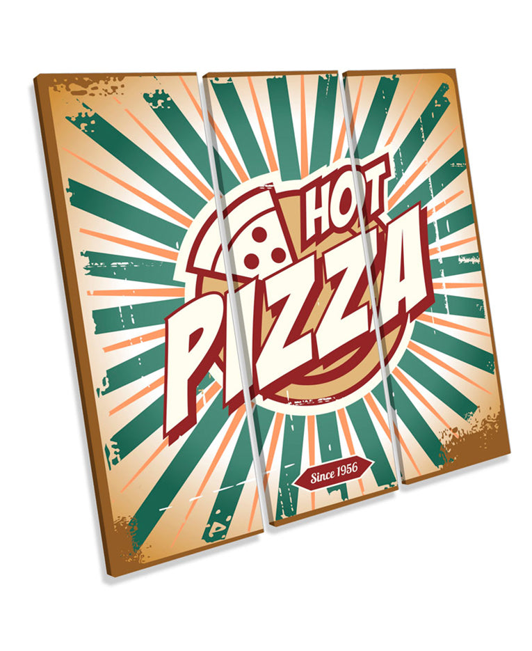 Retro Hot Pizza Kitchen