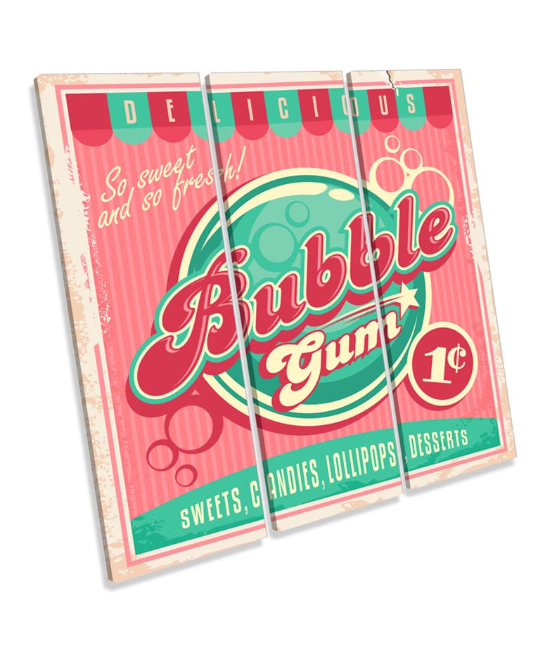 Bubble Gum Candy Retro