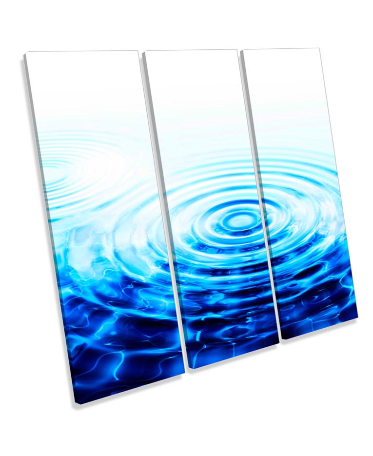 Abstract Water Ripple Blue