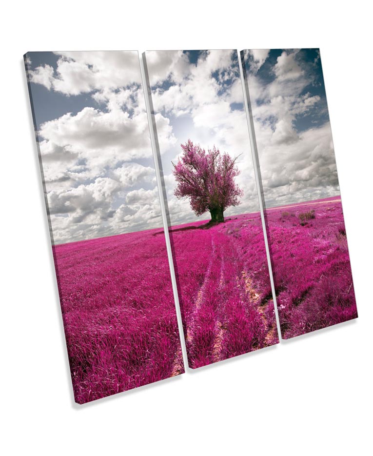 Purple Landscape Tree Floral