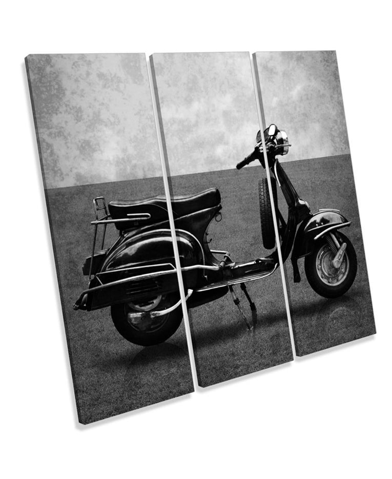 Vintage Scooter B&W