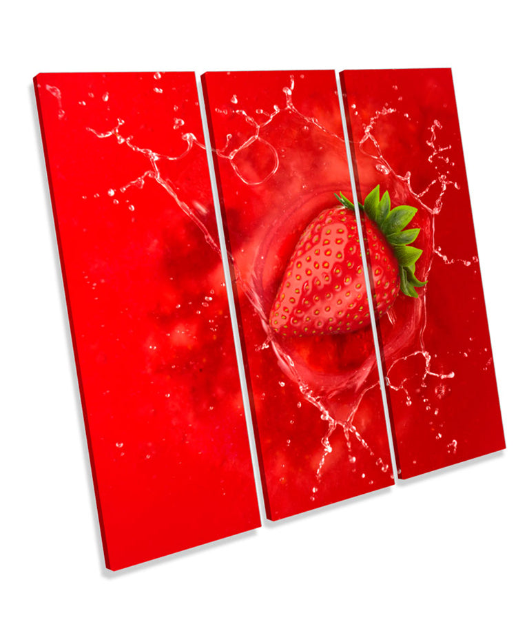 Red Strawberry Splash Kitchen