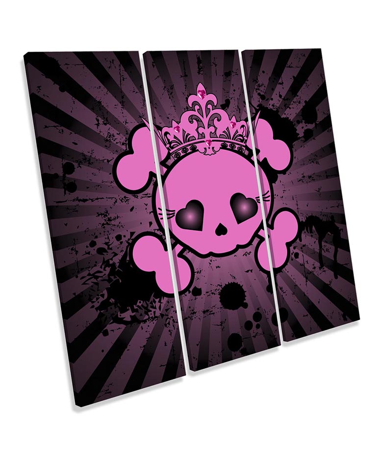 Pink Skull Crown Modern
