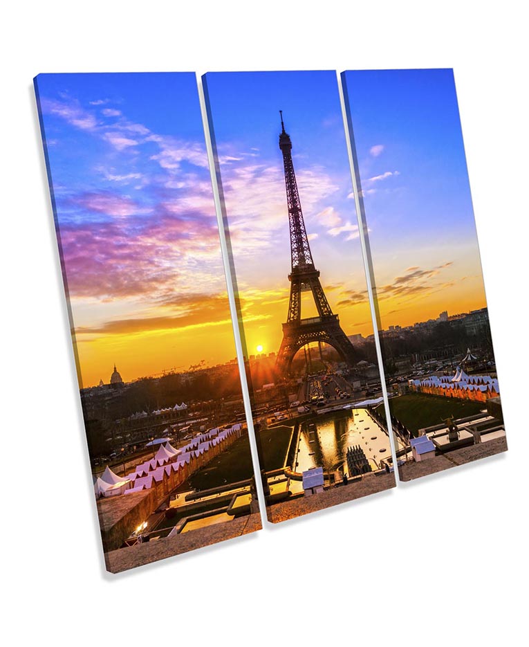 Sunset Eiffel Tower Paris