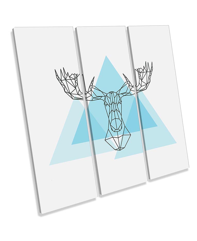 Stag Head Deer Geometric