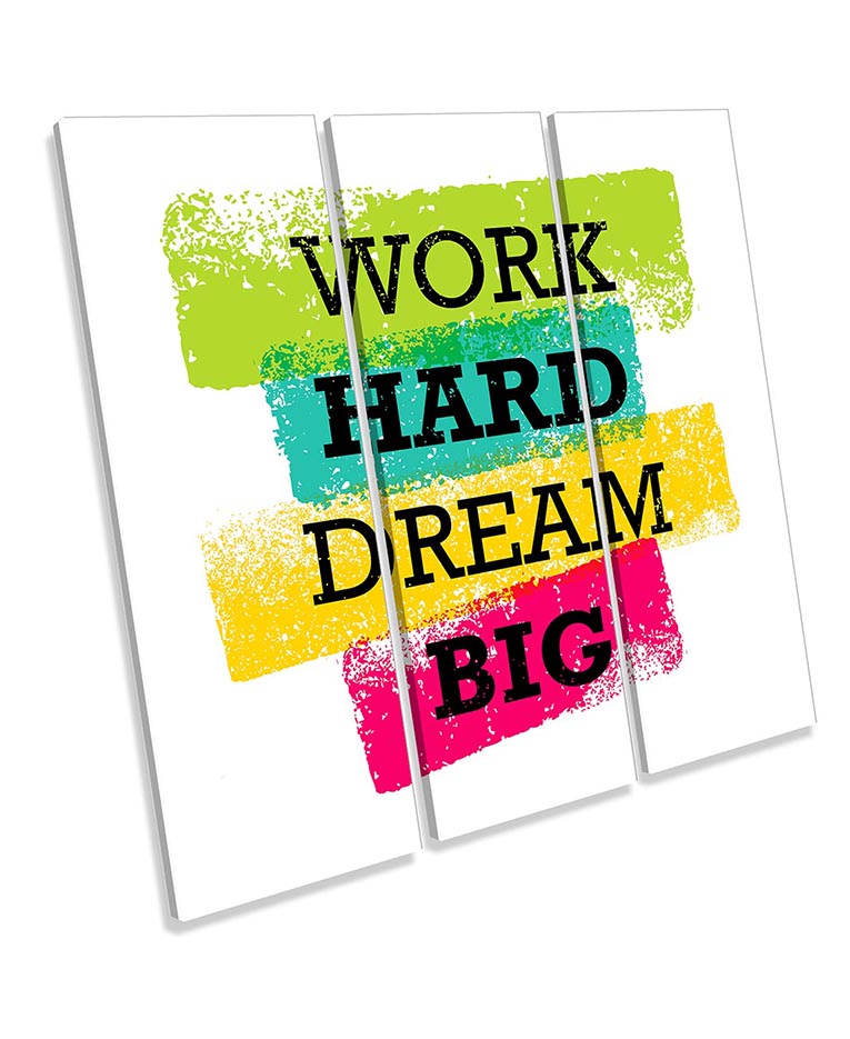 Work Hard Dream Quote