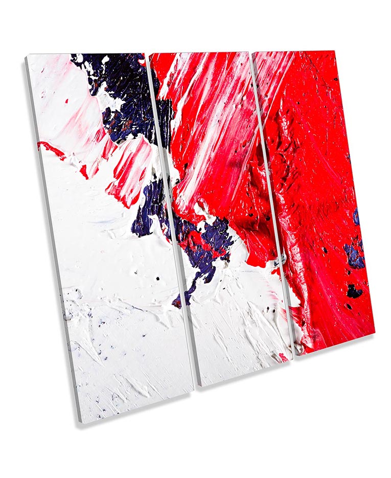 Abstract Paint Strokes Grunge Red