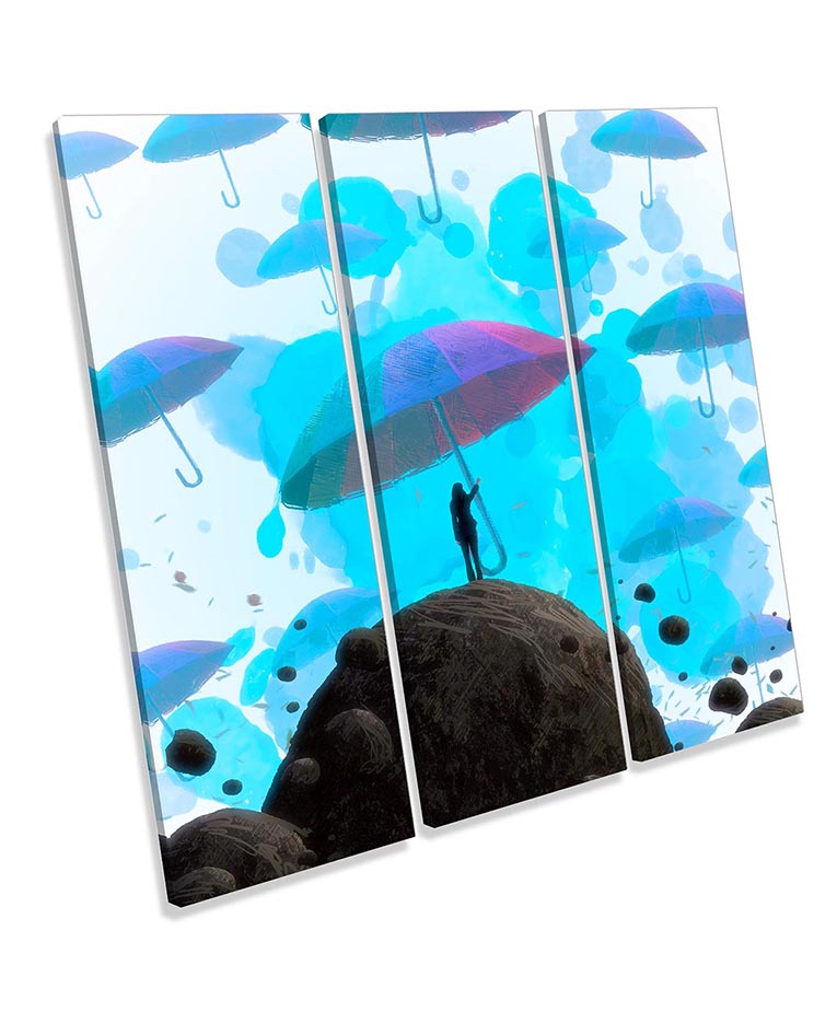 Umbrella Abstract Dream Blue