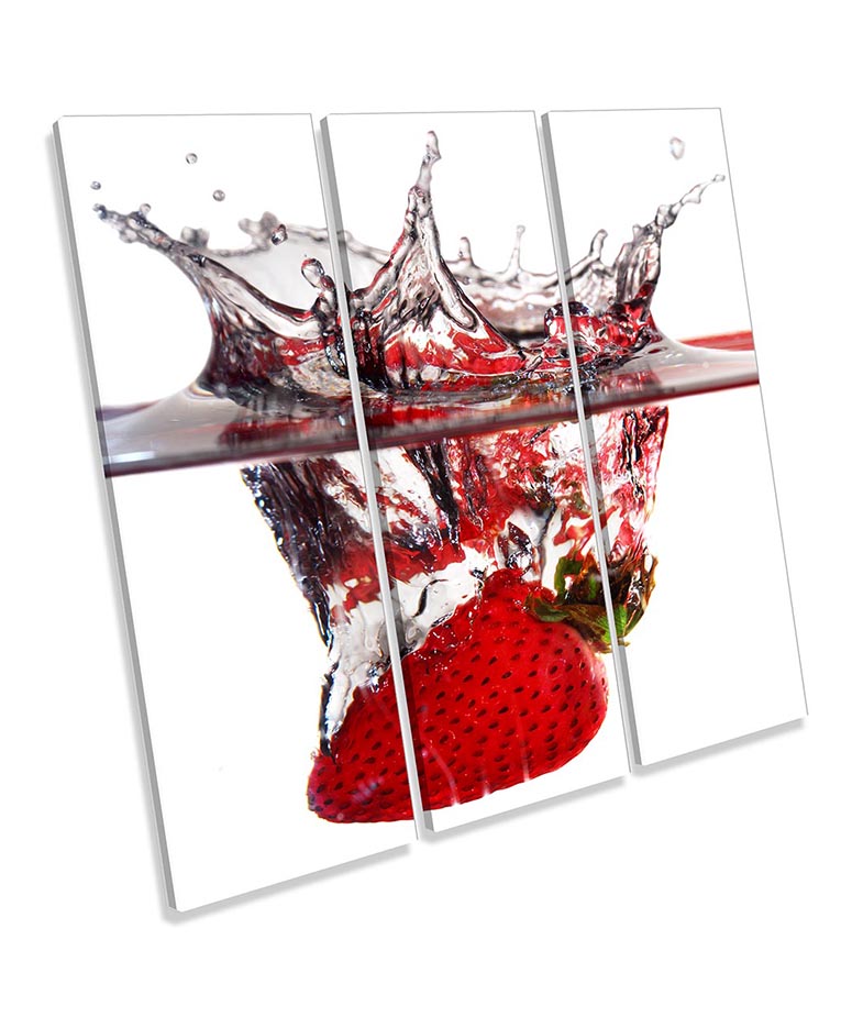 Strawberry Kitchen Splash Red
