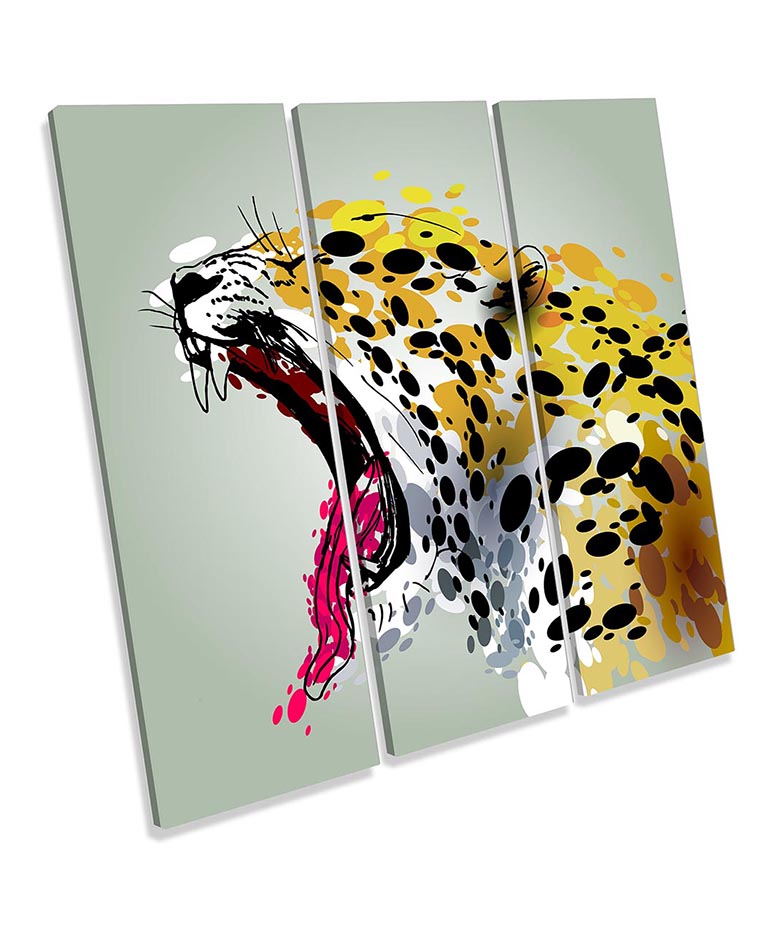 Roaring Jaguar Big Cat Multi-Coloured