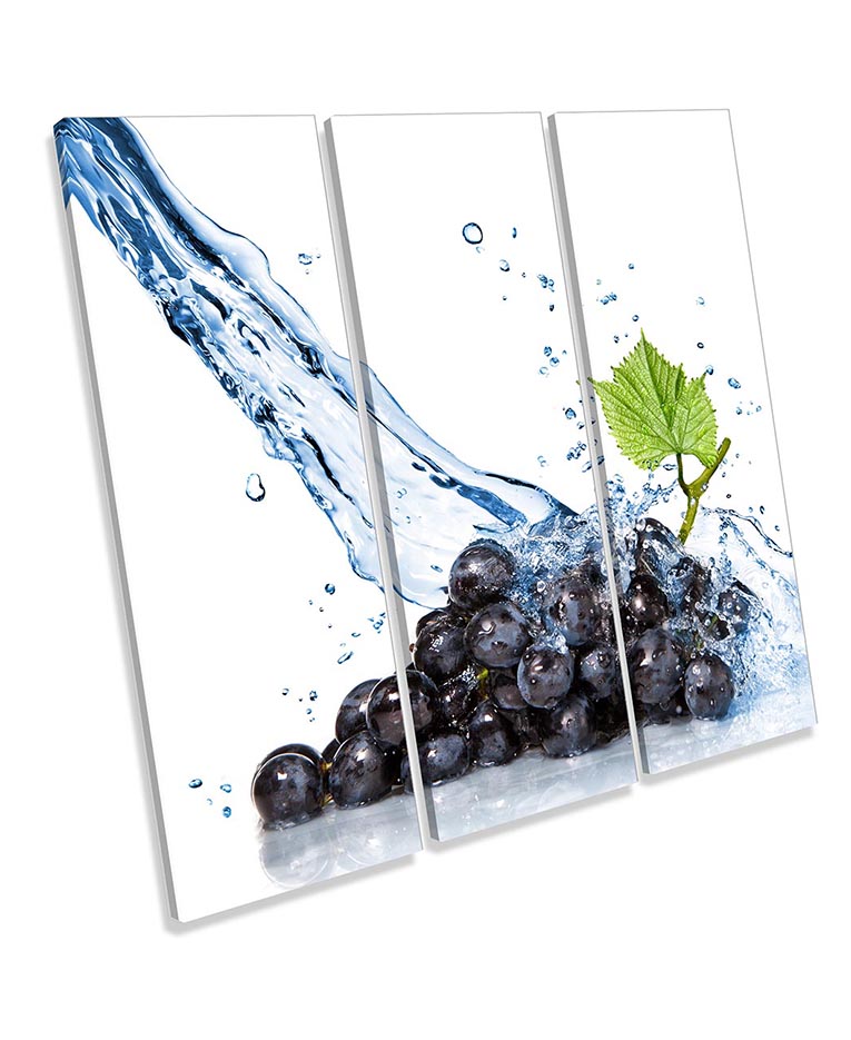 Grapes Fruit Splash Kitchen White