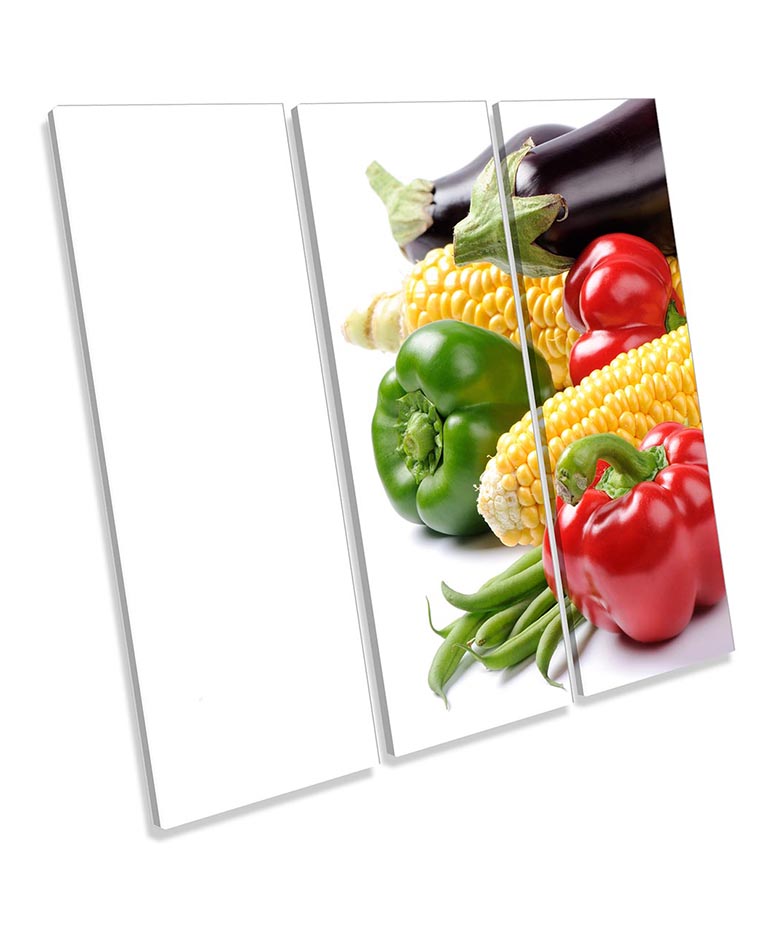 Healthy Vegetables Kitchen Multi-Coloured