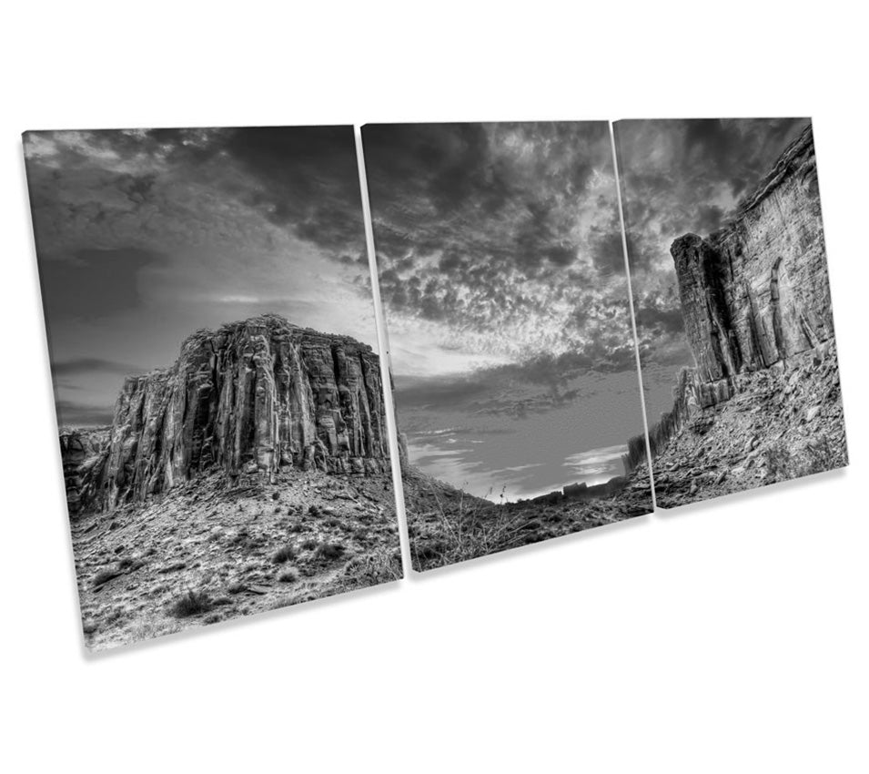 Utah Arches National Park Landscape B&W