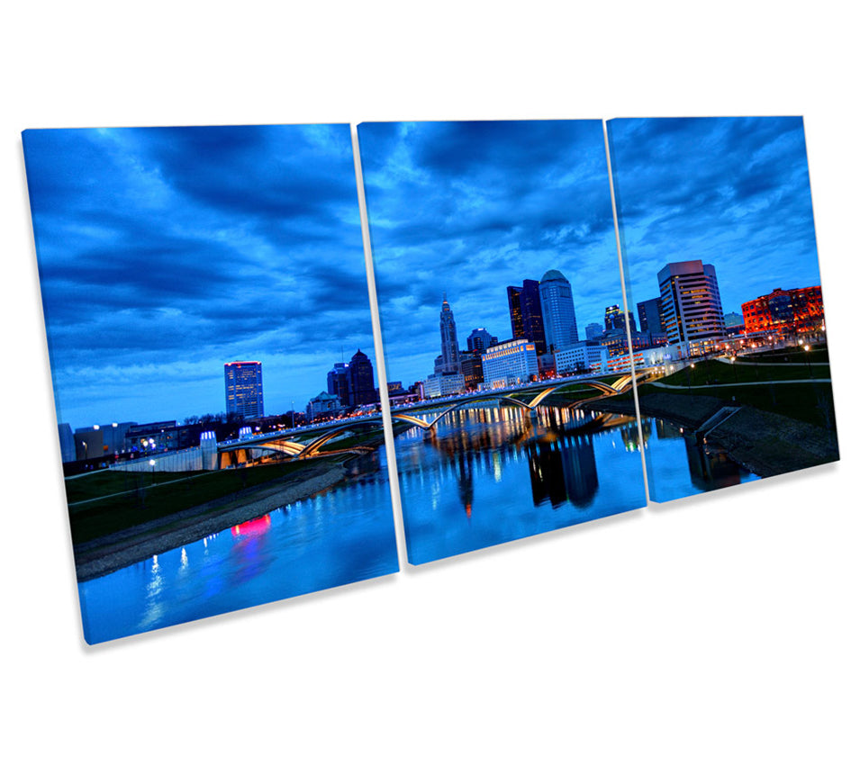 Columbus Ohio City Skyline