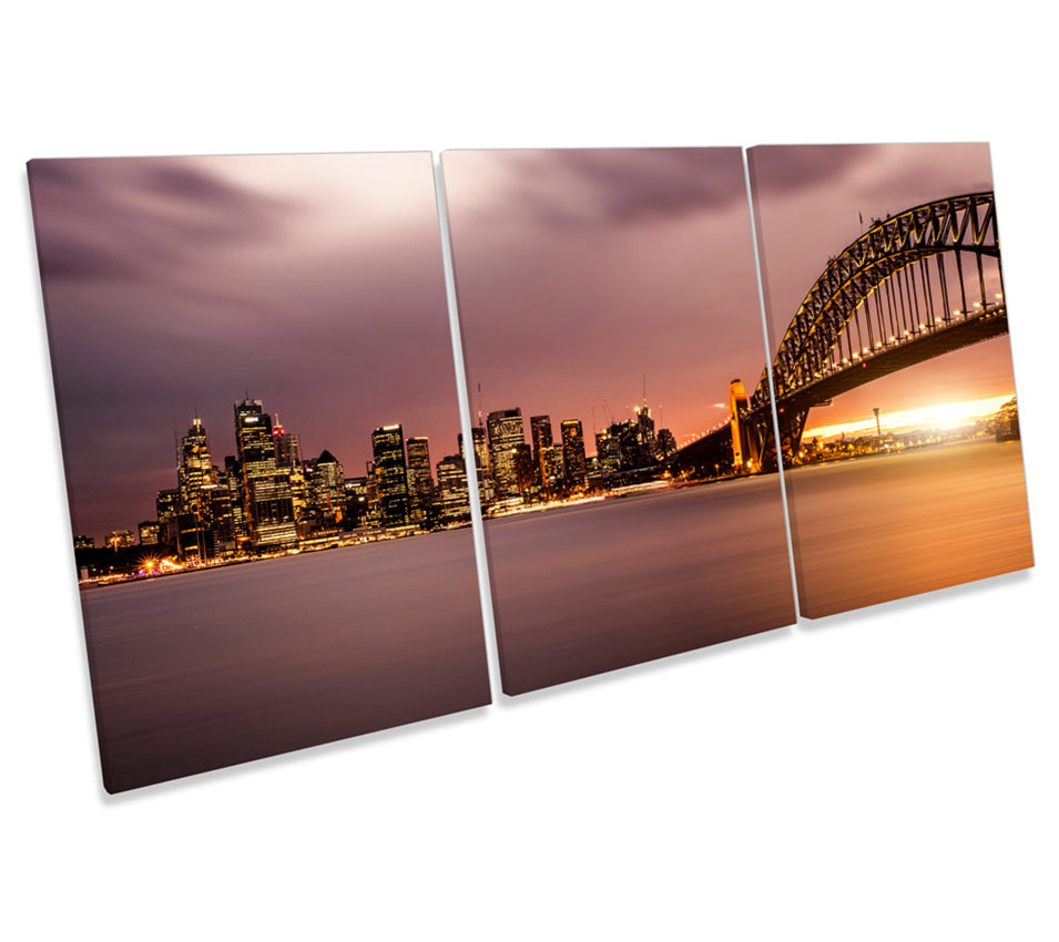 Sunset Sydney Harbour Skyline