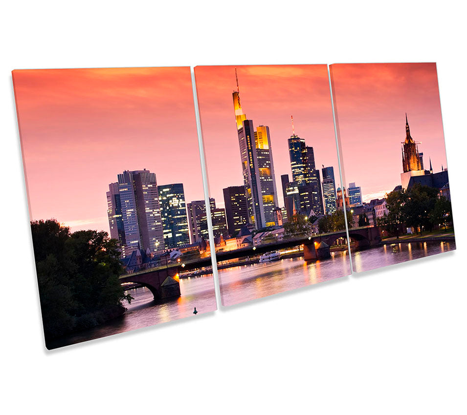 Frankfurt Skyline Sunset