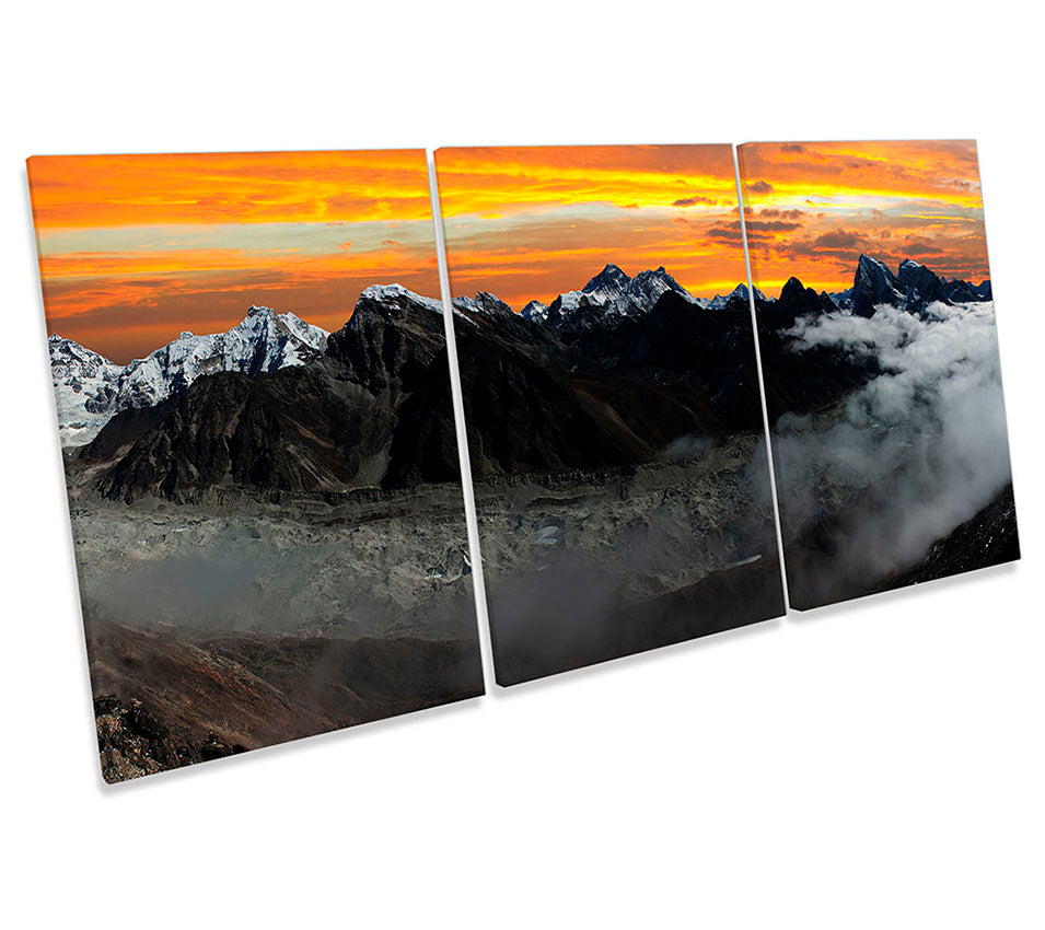 Mount Everest Mountains Sunset