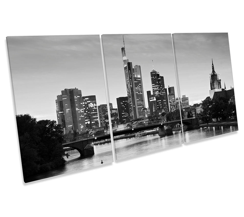 Frankfurt Skyline B&W
