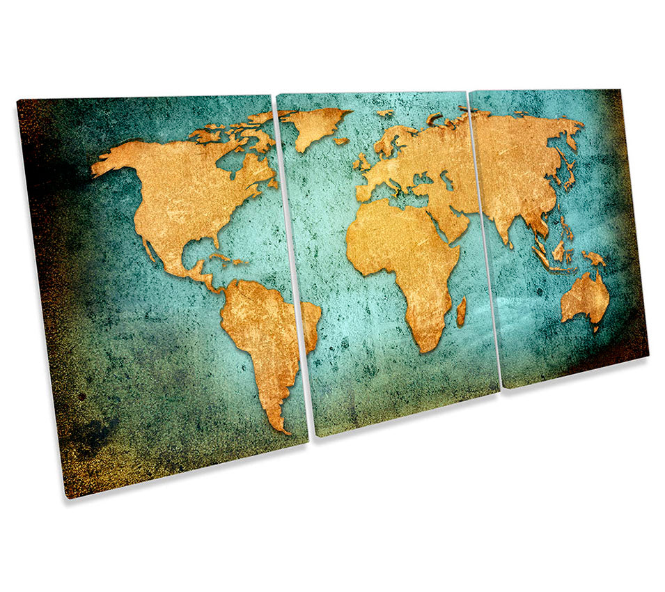World Map Grunge
