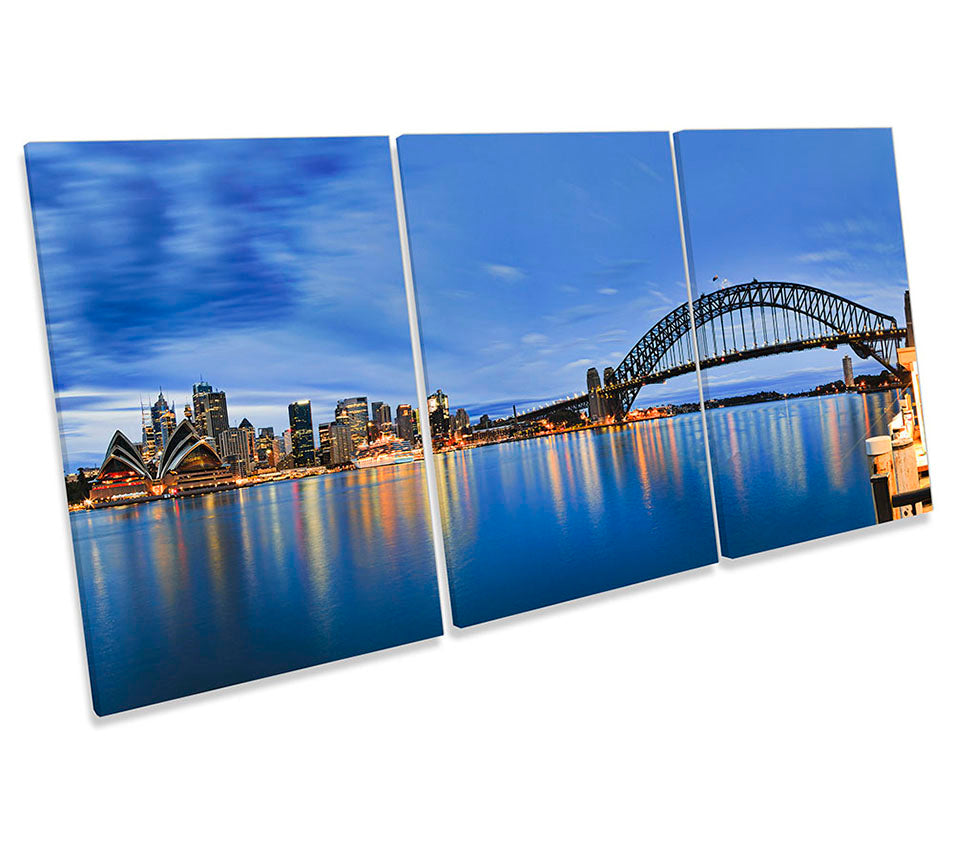 Sydney Harbour Bridge Blue