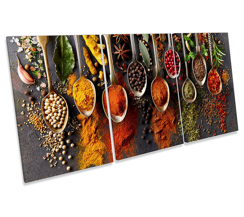 Kitchen Spoons Spices Herbs Multi-Coloured
