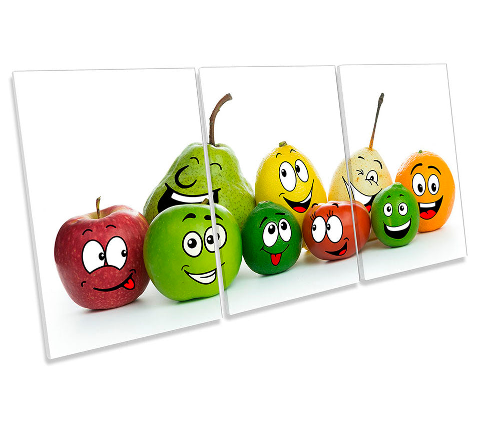 Funny Fruit Faces Kitchen Multi-Coloured
