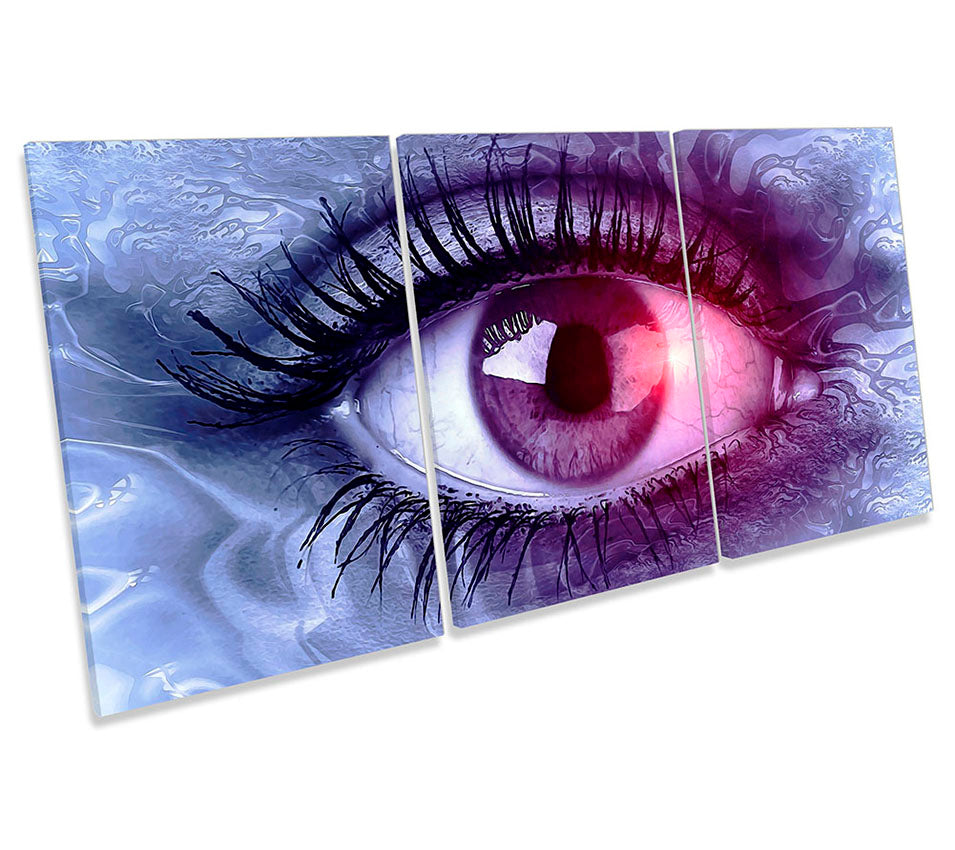 Eye Lash Beauty Modern Purple