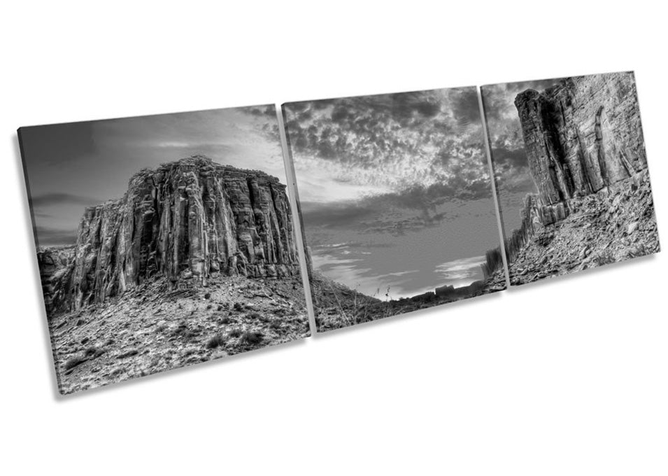 Utah Arches National Park Landscape B&W