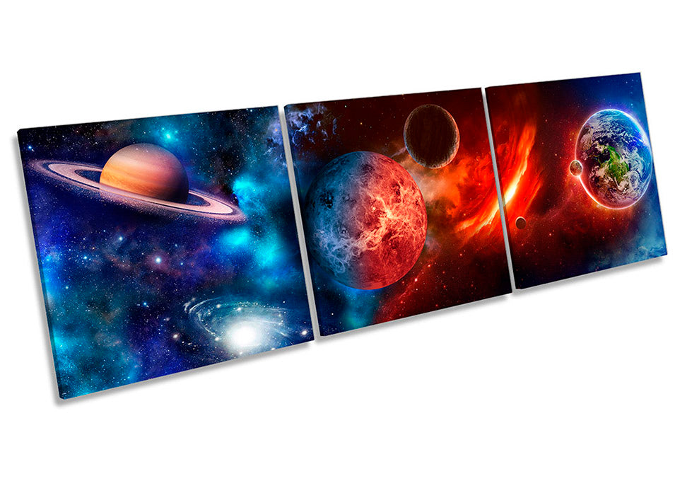 Outer Space Planets Multi-Coloured
