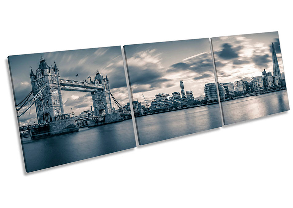 Tower Bridge London Cityscape Grey