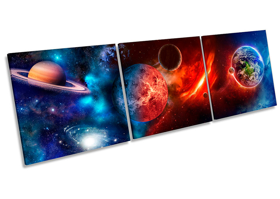 Planets Astronomy Space Multi-Coloured