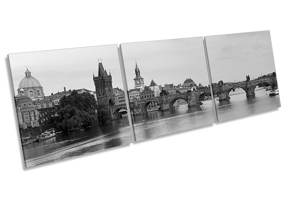 Charles Bridge Prague Black & White